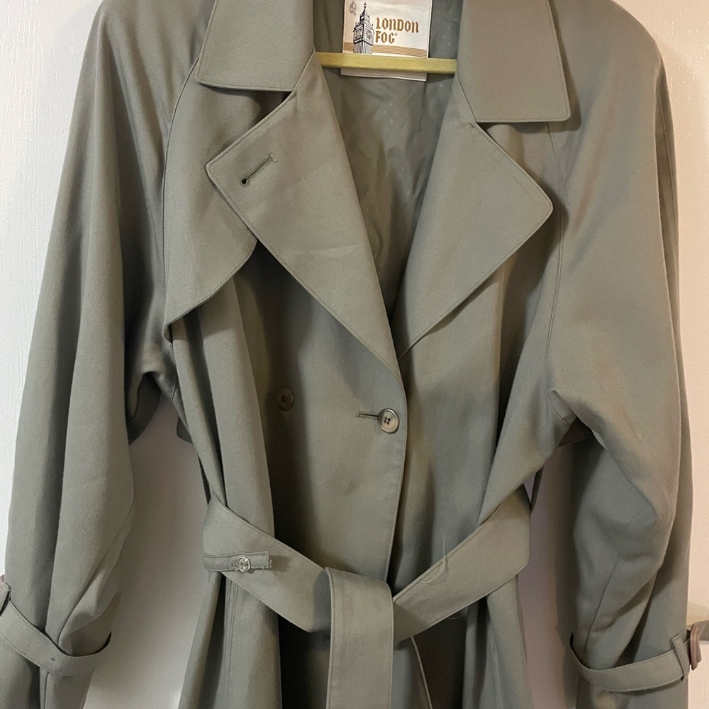 London Fog Women's Gray Trench Coat